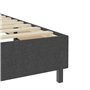 vidaXL Cadre de lit à sommier tapissier en Tissu Gris 80 x 200 cm