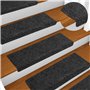 vidaXL Tapis de Marches d'Escalier 10 pcs, Moquettes de Marches Antidérapantes, Carpettes d'Escalier Insonorisantes, Décorations