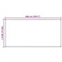 vidaXL Tapis de Tente Tapis de Voyage de Camping Tapis de Patio Auvent de Caravane Extérieur Résistance aux Intempéries 250x600 