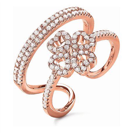 Folli Follie 3R17S015RC Bague en argent sterling pour femme Rose Taille 52