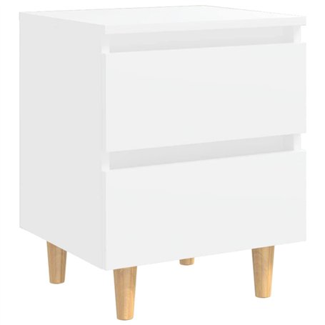 vidaXL Table de Chevet avec Pieds en Pin, Armoire de Chevet, Armoire de Lit, Meuble de Chambre à Coucher Maison Intérieur, Scand