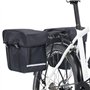 vidaXL Sac de Vélo Double pour Porte-Bagages Etanche Sacoche de Vélo Sac de Bicyclette Sac de Rangement Voyage à Vélo Camping 35