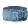 vidaXL Pouf Rond Repose-Pied de Salle de Séjour Tabouret de Salon Repose-Pied de Chambre à Coucher Maison Intérieur Velours 40x2