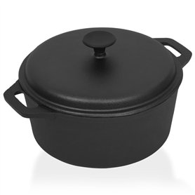 vidaXL Pot Marmite Pot de Cuisson Grill Camping Barbecue Extérieur Restaurant Accessoire de Cuisine Maison Intérieur Ø26,5 cm Fo