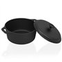 vidaXL Pot Marmite Pot de Cuisson Grill Camping Barbecue Extérieur Restaurant Accessoire de Cuisine Maison Intérieur Ø26,5 cm Fo