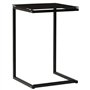 vidaXL Table d'Appoint Table de Canapé Table de Salon Meuble de Salle de Séjour Bout de Canapé Maison Intérieur Noir 40x40x60 cm