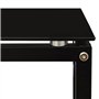 vidaXL Table d'Appoint Table de Canapé Table de Salon Meuble de Salle de Séjour Bout de Canapé Maison Intérieur Noir 40x40x60 cm
