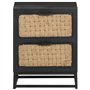 vidaXL Table de Chevet en Bois Massif de Manche 40 x 30 x 50 cm