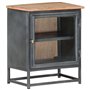 vidaXL Table de Chevet Table de Nuit Armoire de Lit Armoire de Chevet Table d'Appoint Chambre à Coucher Gris 40x30x50 cm Bois d'