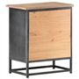 vidaXL Table de Chevet Table de Nuit Armoire de Lit Armoire de Chevet Table d'Appoint Chambre à Coucher Gris 40x30x50 cm Bois d'
