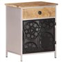 vidaXL Table de Nuit 40x30x50 cm Bois de Mangue Brut