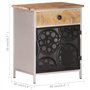 vidaXL Table de Nuit 40x30x50 cm Bois de Mangue Brut