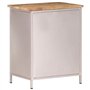 vidaXL Table de Nuit 40x30x50 cm Bois de Mangue Brut