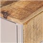 vidaXL Table de Nuit 40x30x50 cm Bois de Mangue Brut