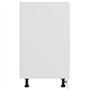 vidaXL Armoire inférieure 60x46x81,5 cm aggloméré Blanc