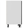 vidaXL Armoire inférieure tiroir Cuisine aggloméré Noir 30 x 46 x 81,5 cm