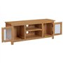 vidaXL TV Cabinet 110x35x44 cm Solid Oak Wood, TV Unit, TV Stand, Side Cabinet, TV Units, TV Stands, Side cabinets, Wooden Cabin