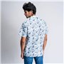 CERDÁ LIFE'S LITTLE MOMENTS D'été Homme Motif 100 Chemise Manche Courte Mickey Mouse | Fabriqué en Coton 100% et Portant la Lice
