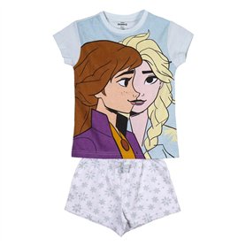 CERDÁ LIFE'S LITTLE MOMENTS Fille Reine des Neiges 100% Coton en 2 pièces (Pantalon de Pyjama + Haut) – Licence Officielle de Di