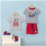 CERDÁ LIFE'S LITTLE MOMENTS Combinaison d'Été pour Garçon Costume pour Enfant en 2 pièces (t-Shirt + Short) -100% Coton imprimé 