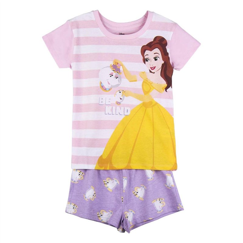 CERDÁ LIFE'S LITTLE MOMENTS Pyjama pour Fille de Princesses Licence Officielle Disney Ensemble de Pijama, Rose, 6 Ans