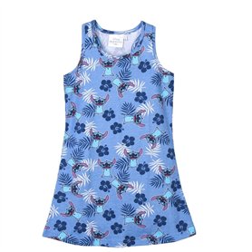 CERDÁ LIFE'S LITTLE MOMENTS Robe à Bretelle Fille de Stitch Fait de 100% Coton | Licence Officielle Disney, Bleu, 6 Ans