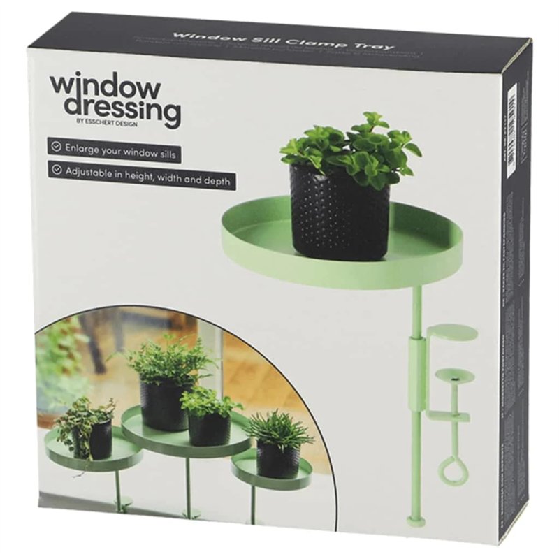 Esschert's Garden Support à Plantes Rond à Fixer Hauteur réglable Vert 24.6 x 18 cm