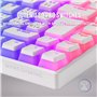 Mars Gaming MKCLOUD, Clavier Mécanique sans Fil RGB Blanc, Ultra-Compact 75%, Switch Outemu SQ Pro Bleu, Langue Français