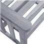 vidaXL Acacia Solide Chaises de Jardin avec Table à Thé et Coussins Fauteuils de Salle à Manger d'Extérieur Mobilier de Patio Me