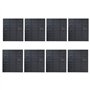 vidaXL Kit de bacs de stockage et panneaux muraux 136pcs rouge et noir, kit de bacs, kit de bacs muraux, panneau mural, boîte em