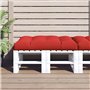 Palettensofa-Kissen Rot 120x80x10 cm