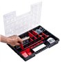 vidaXL Boîtes d'assortiment 5 pcs 385x283x50 mm Plastique, mallette d'assortiment, boîte à outils, organisateur d'outils, mallet