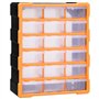 VidaXL Organisateur multi-tiroirs avec 18 tiroirs centraux 38x16x47 cm