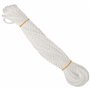 vidaXL Voile d'ombrage carré en tissu Oxford pour l'extérieur, résistant aux UV et à la moisissure, 4 x 4 m, blanc