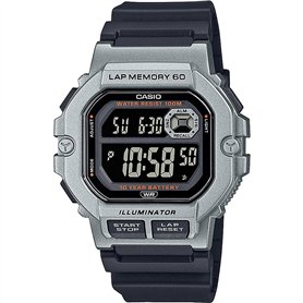 Casio Hommes Analogique-Numérique Quartz Montre avec Bracelet en Acier Inoxydable