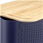 BODUM Bistro 11555-540S Boite à Pain Grand modèle, Couvercle Bambou, 24 cm x 37 cm x H 14 cm