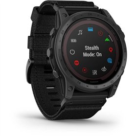 Garmin TacX® 7 - Pro Ballistics Edition Montre Tactique GPS et Charge Solaire avec Applied Ballistics et Bracelet Nylon Numéro d