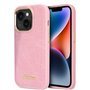 Guess Coque pour iPhone 14 Pouces Motif Croco Rose Housse de