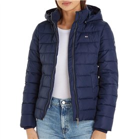 Tommy Jeans Femme Veste Basic Mi-Saison, Bleu (Twilight Navy), XS