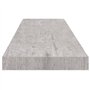 vidaXL Etagère Murale Flottante Etagère Suspendue Support Mural Etagère de Salon Salle de Séjour Maison Intérieur Gris Béton 90x