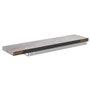 vidaXL Etagère Murale Flottante Etagère Suspendue Support Mural Etagère de Salon Salle de Séjour Maison Intérieur Gris Béton 90x