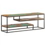VidaXL Meuble TV 130x30x45 cm Bois de récupération massif