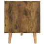 VidaXL Meuble TV Chêne fumé 90x40x48,5 cm Aggloméré, Meuble Salon