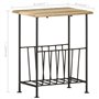 vidaXL Bois de Manguier Solide Porte-revues Magazine Table d'Appoint Table de Chevet Table de Nuit Table de Salon Maison Intérie