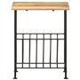 vidaXL Bois de Manguier Solide Porte-revues Magazine Table d'Appoint Table de Chevet Table de Nuit Table de Salon Maison Intérie