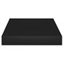 VidaXL Étagères murales flottantes 4 pcs Noir 23x23,5x3,8 cm MDF
