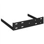 VidaXL Étagères murales flottantes 4 pcs Noir 23x23,5x3,8 cm MDF