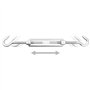 vidaXL Jeu d'Accessoires de Voile d'Ombrage 12 pcs Fixation d'Auvent Accessoires d'Ecran Kit de Montage pour Store Acier Inoxyda