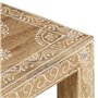 vidaXL Tables d'Appoint Peintes à la Main 2 pcs Table Gigogne Table d'Appoint Table Basse Table de Salon Table de Canapé Bois de