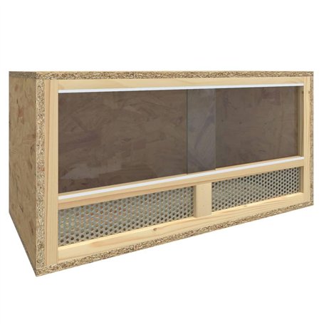 vidaXL Terrarium Bois d'Ingénierie 60x30x30 cm Boîte pour Habitat de Reptile